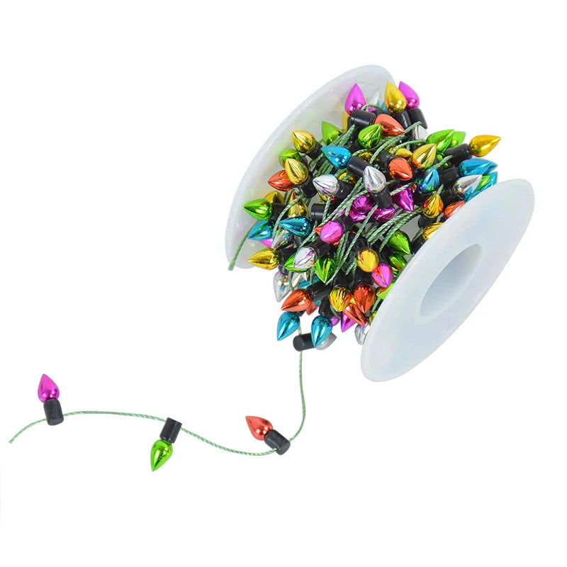 5M Colorful Bulb String Garland – Christmas & Holiday Decor Holiday String Garland Babs
