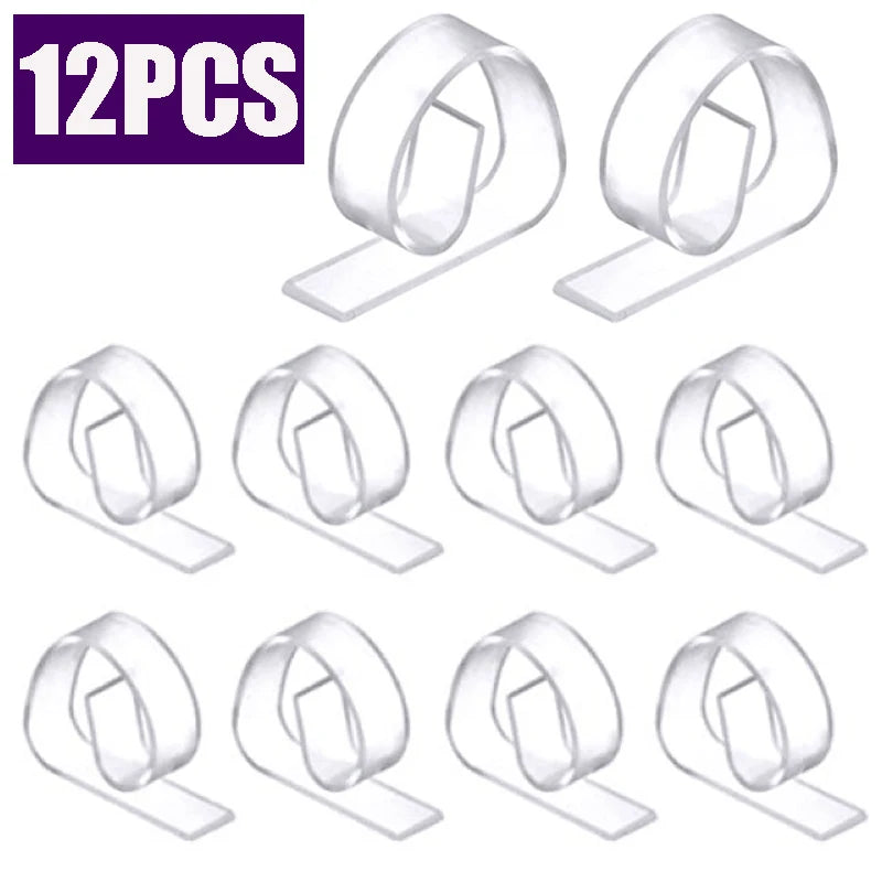 Plastic Tablecloth Clips Anti-Slip Clamps – 12/24 Pack Tablecloth Clips Babs 12PCS