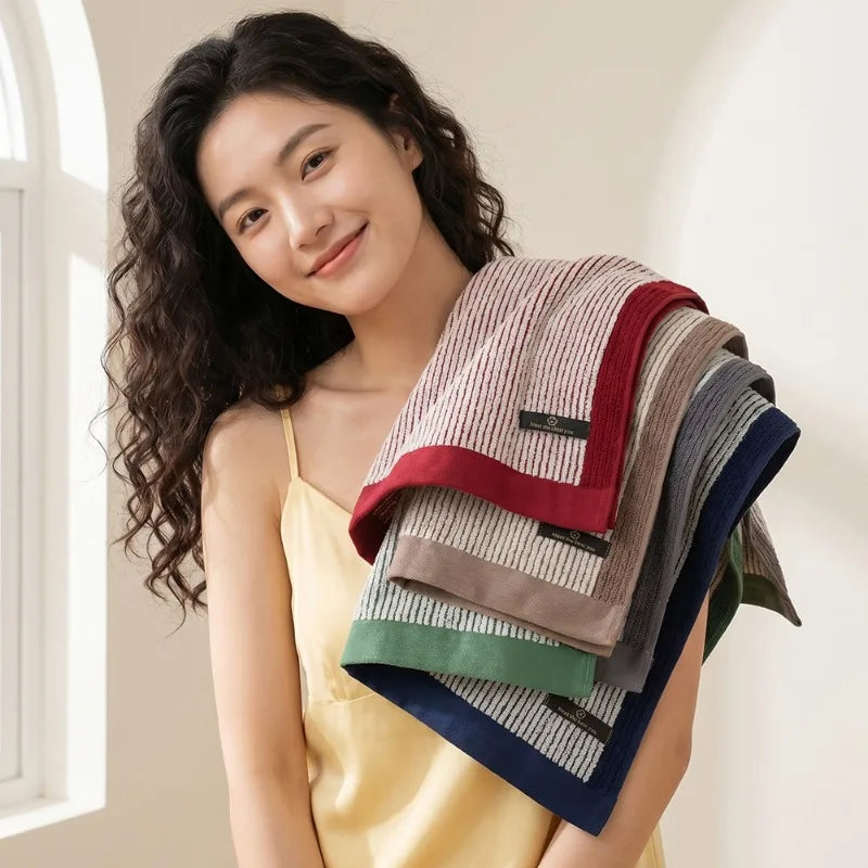 100% Cotton Antibacterial Face Towel – Soft, Lint-Free, Absorbent Cotton Face Towel Babs