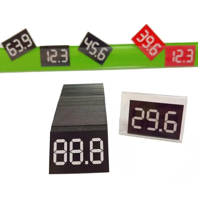 100Pcs Erasable Self-Adhesive Price Tags with Marker Pen Erasable Price Tags Babs