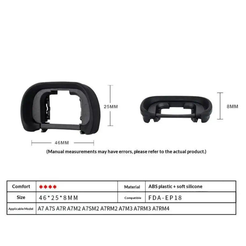 EP18 Soft Rubber Camera Eyecup for Sony A7M3 A7RM4 A9M2 A7S2 Camera Eyecup Babs