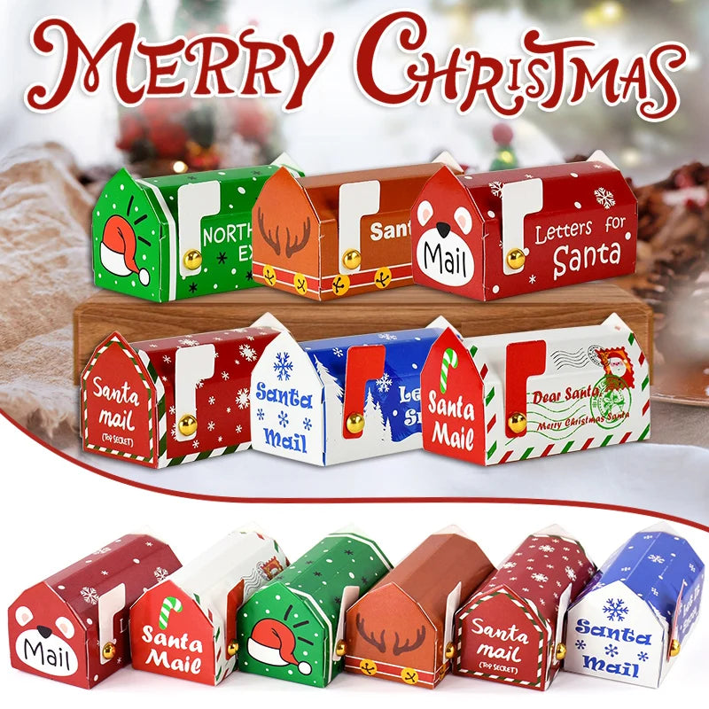 Christmas Mailbox Candy Gift Boxes – 6/24 Pcs Cookie Treat Packs Christmas Gift Boxes Babs