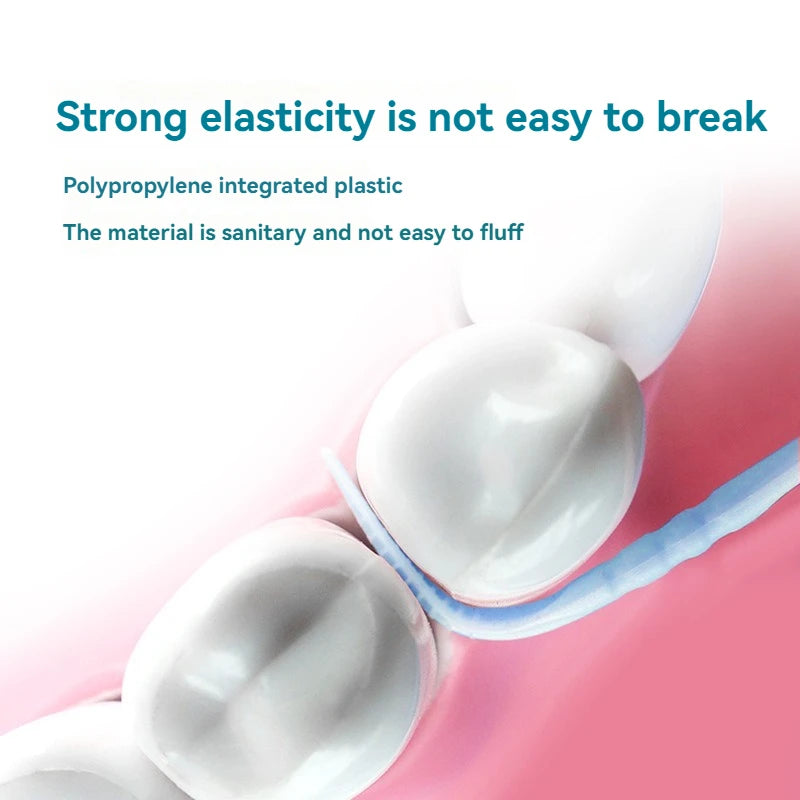 Disposable Interdental Toothpick Brush & Dental Floss Combo Interdental Flosser Pick Babs