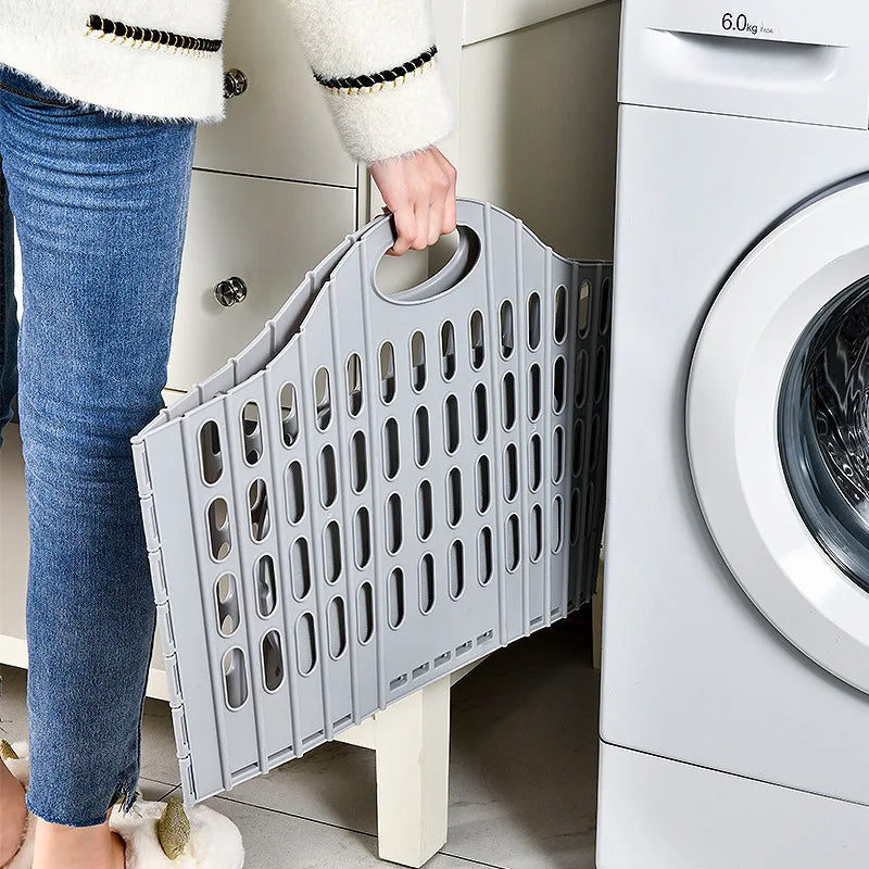 Foldable Wall-Mounted Laundry Basket – Space-Saving Organizer Laundry Basket Babs