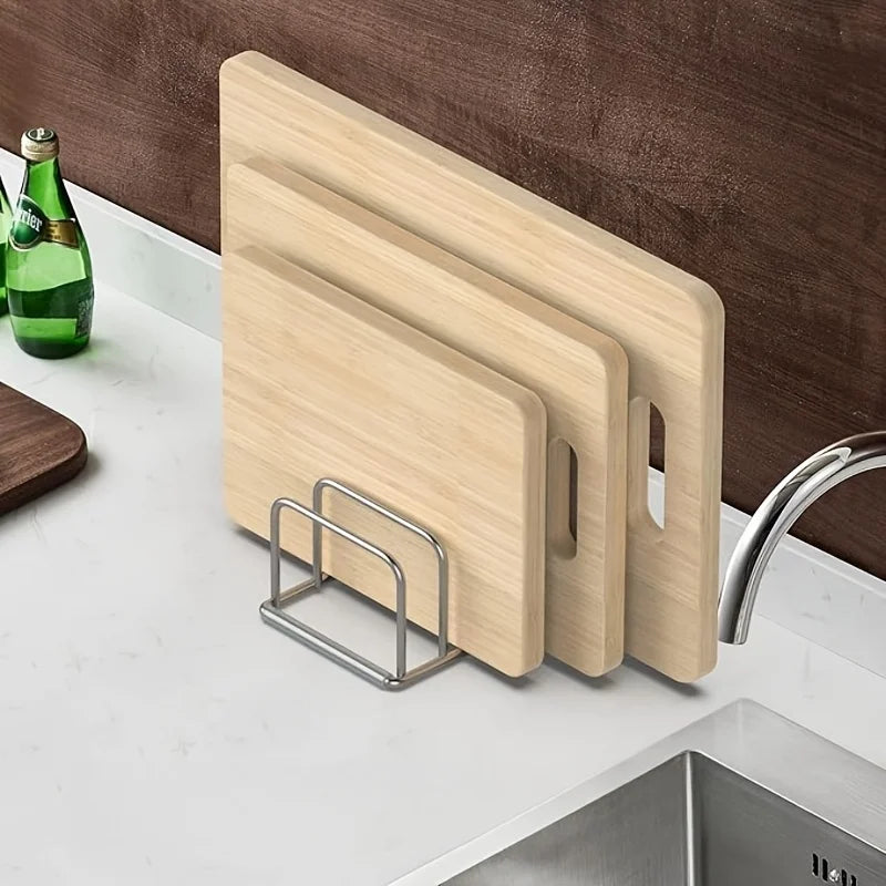 Stainless Steel Lid & Cutting Board Kitchen Organizer Rack Kitchen Organizer Rack Babs