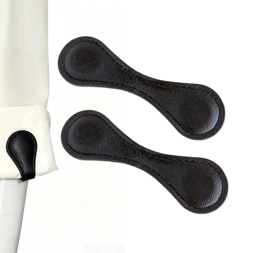 Magnetic Sleeve & Cuff Clips – No-Sew PU Leather, Set of 2 Magnetic Cuff Clips Babs