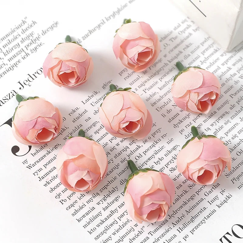 Silk Rose Artificial Flowers 20/30Pcs – Wedding & Home Decor Artificial Silk Roses Babs Champagne 20Pcs