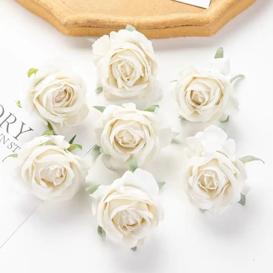 Silk Rose Heads Artificial Flowers – Wedding & Home Décor Artificial Silk Flowers Babs