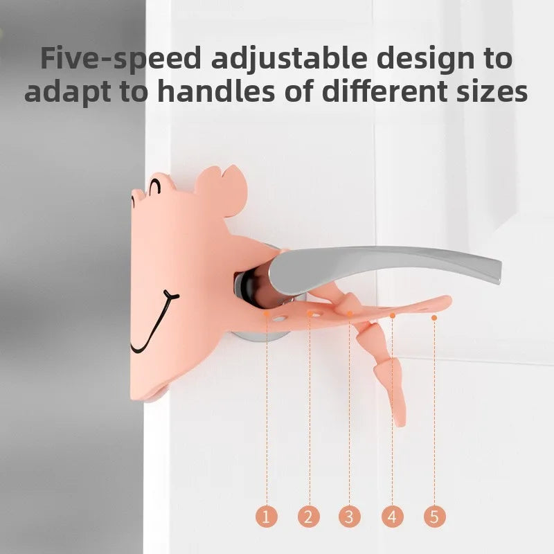Cartoon Silicone Door Stop – Child Finger Pinch Guard for Nursery Child Safety Door Stop Babs