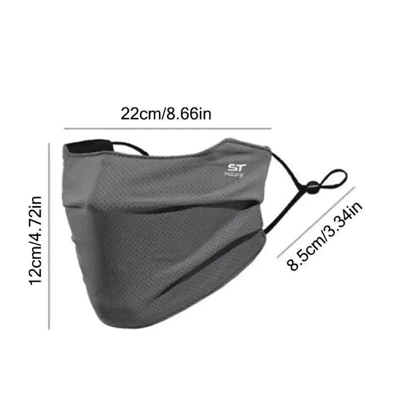 Ice Silk UV Face Mask UPF 50+ – Breathable, Reusable Sun Shield UV Face Mask Babs