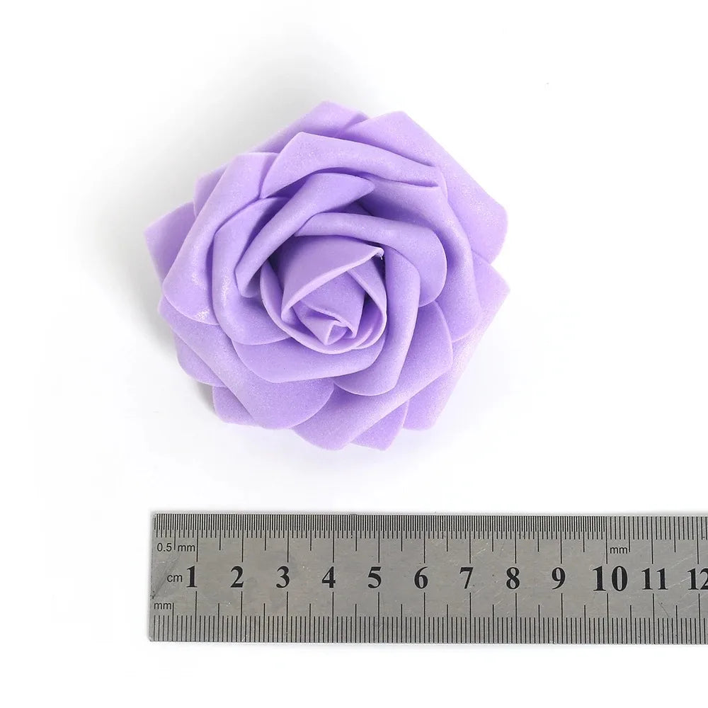 Ivory Artificial Foam Rose Heads for Wedding & Home Décor Artificial Flower Heads Babs