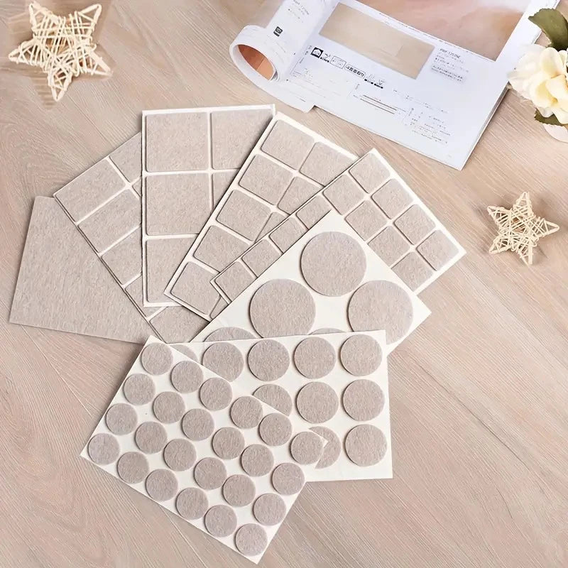 Self-Adhesive Felt Furniture Pads – Floor Scratch Protectors Furniture Floor Pads Babs