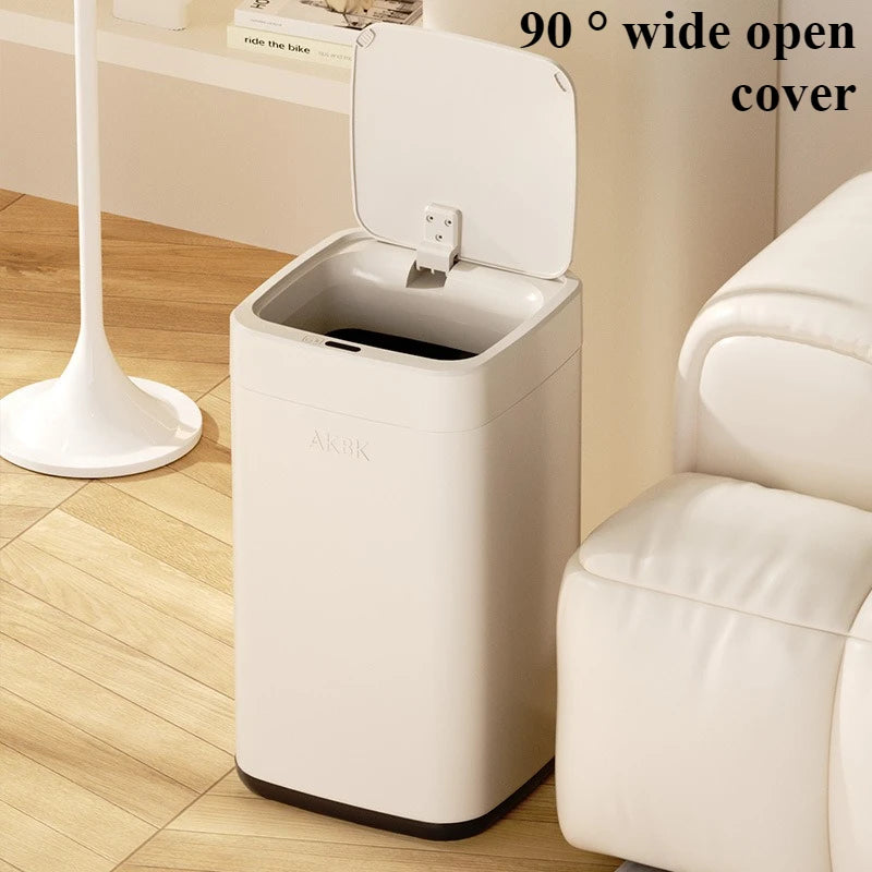 Smart Sensor Stainless Steel Trash Can with Lid – 12L Smart Sensor Bin Babs