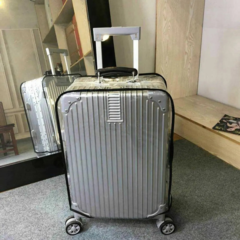 Clear PVC Luggage Cover 20–28 Inch | Waterproof Suitcase Protector Luggage Cover Babs