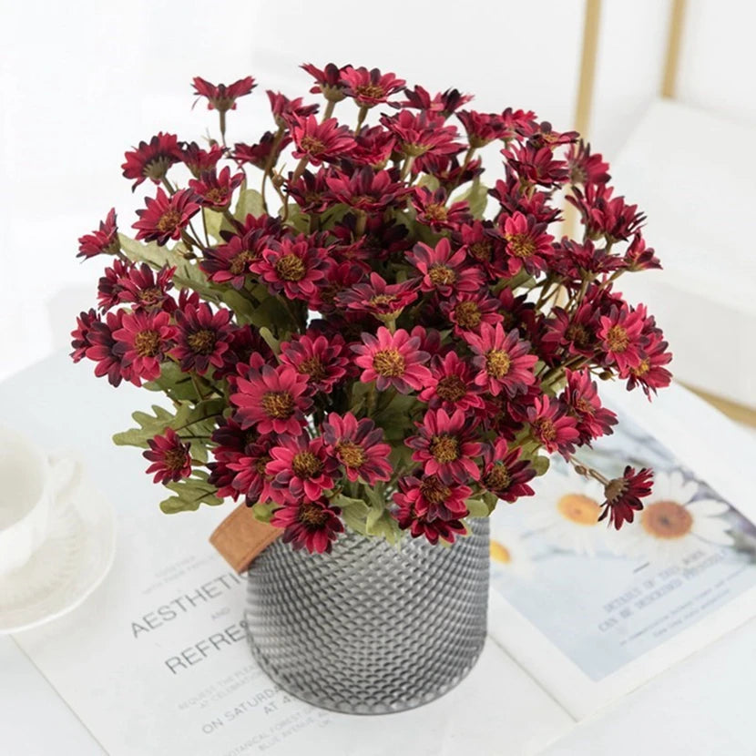 Small Daisy Silk Artificial Flowers – Wedding & Home Décor Artificial Flowers Babs