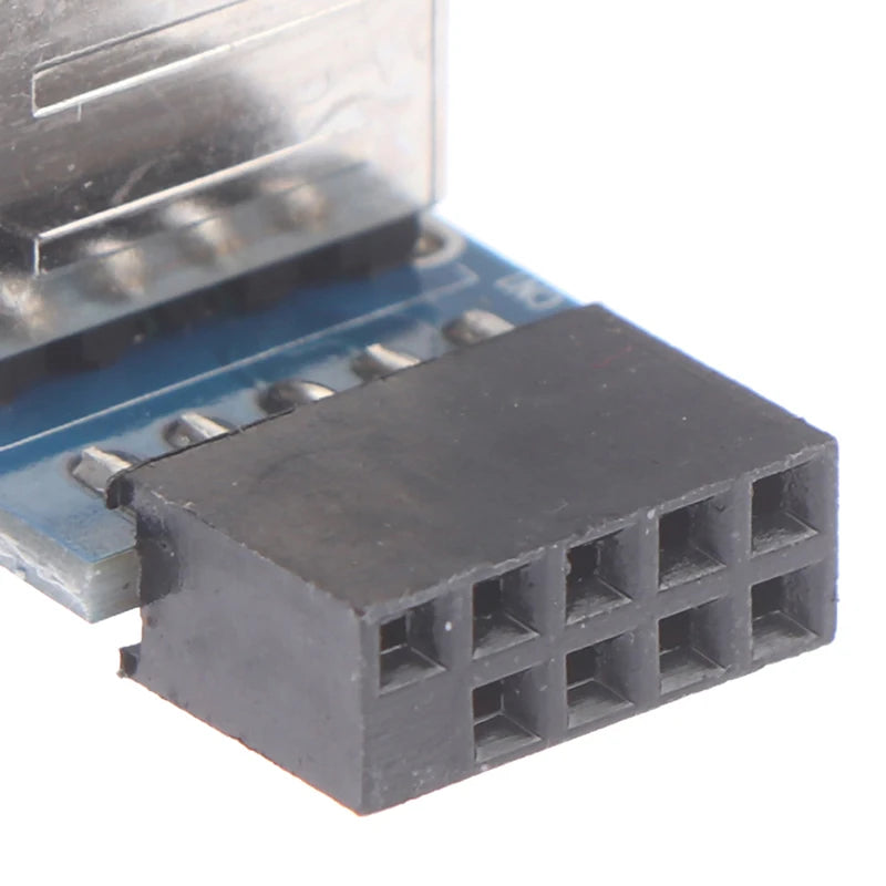 9-Pin Motherboard to Dual USB 2.0 Female Header Adapter USB Header Adapter Babs One Size