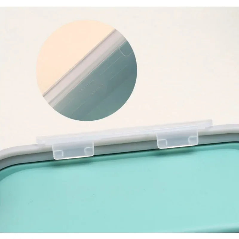 Food Grade Silicone Bento Box | Microwave-Safe Divided Lunch Box Silicone Bento Box Babs