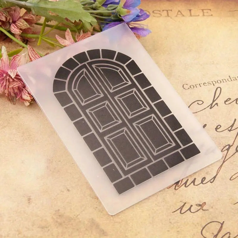 Leaves Plastic Embossing Folder – DIY Scrapbook Card Making Embossing Folder Template Babs 1pc