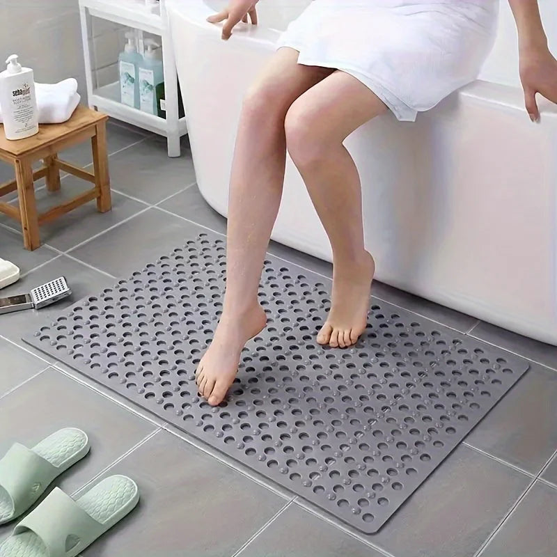 Anti-Slip PVC Shower Mat with Drainage Holes & Massage Points Anti-Slip Bath Mat Babs