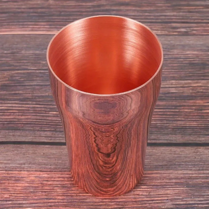 Handmade Pure Copper Retro Cup 400ml – Tea, Coffee & Beer Copper Drinkware Cup Babs