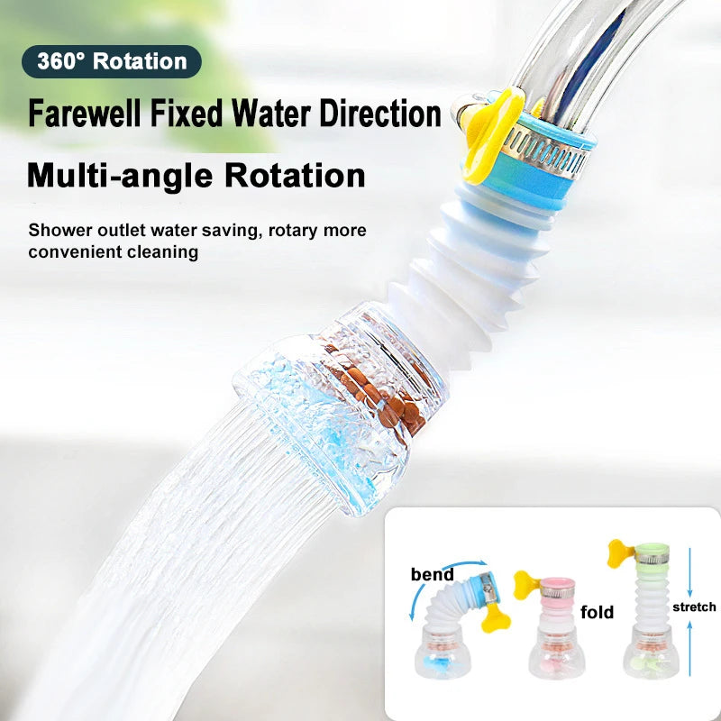 360° Swivel Faucet Bubbler Water-Saving Kitchen Nozzle Adapter Faucet Bubbler Adapter Babs