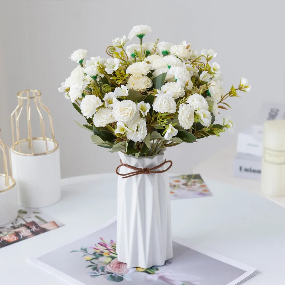 Artificial Silk Carnation Flowers for Weddings & Home Decor Artificial Silk Flowers Babs