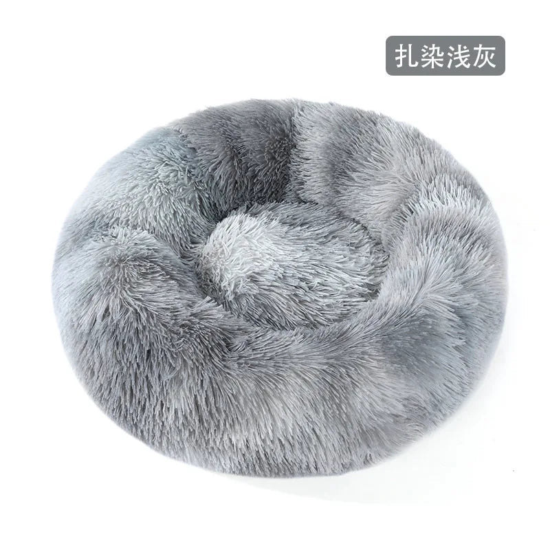 Long Plush Warm Pet Bed for Dogs & Cats – Soft Winter Mat Plush Pet Bed Babs Light Grey 100cm
