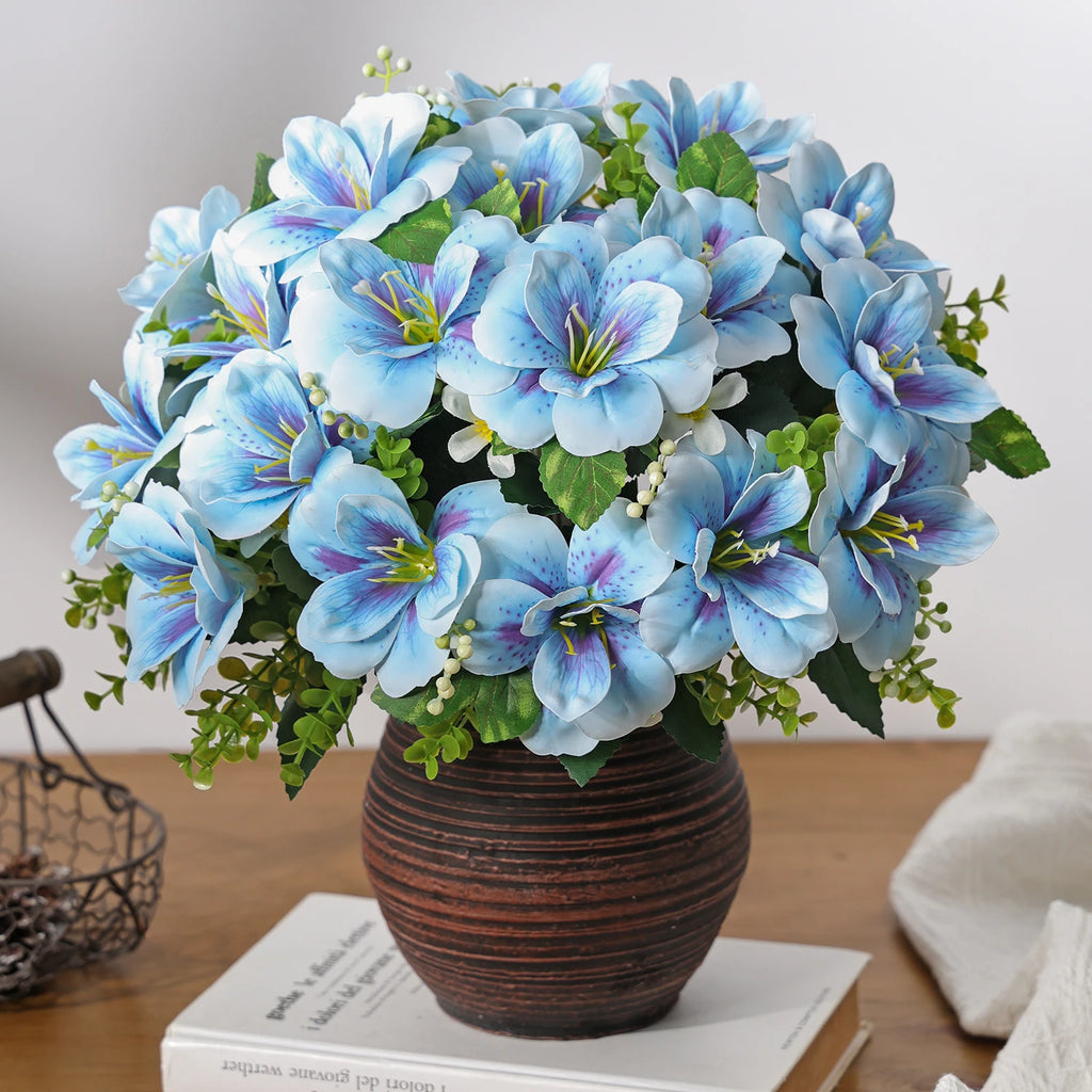 Silk Artificial Azalea Flowers – Wedding, Home & Garden Decor Artificial Flower Branch Babs