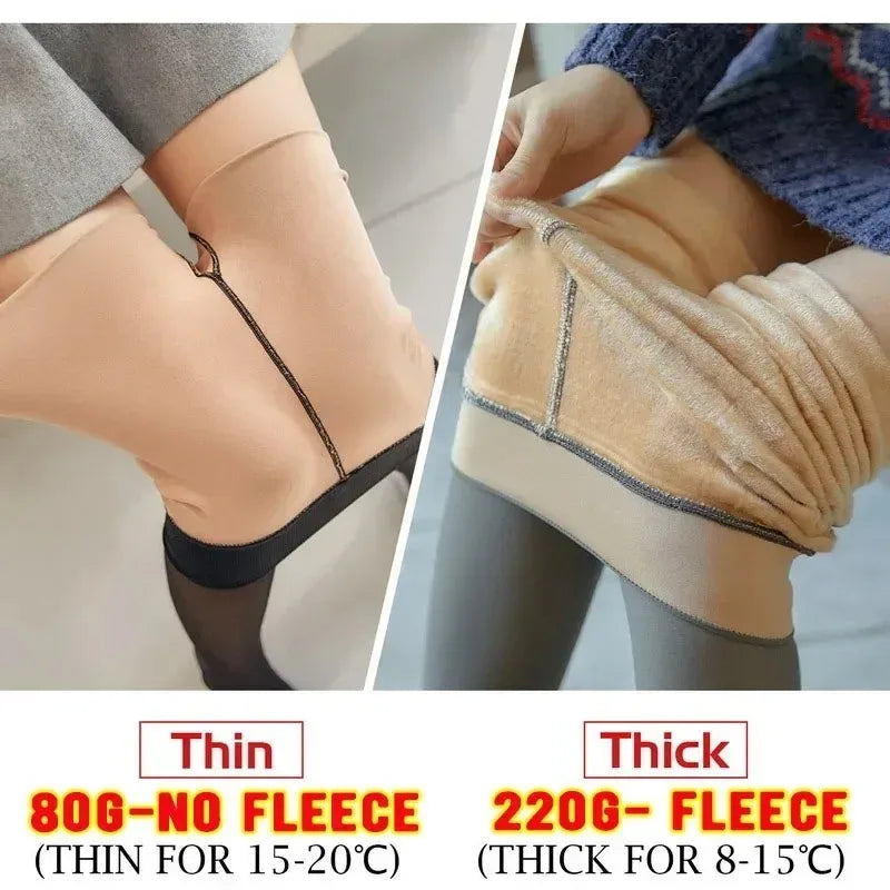 Women's Fleece Tights – Warm Insulated Pantyhose & Leggings Fleece Tights Babs