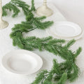 Artificial Pine Needle Vine 72 Mesh 180cm Faux Greenery Decor Artificial Vine Garland Babs green