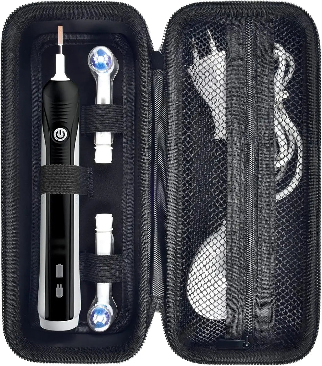 Electric Toothbrush Travel Case – Oral-B & Philips Sonicare Toothbrush Travel Case Babs black