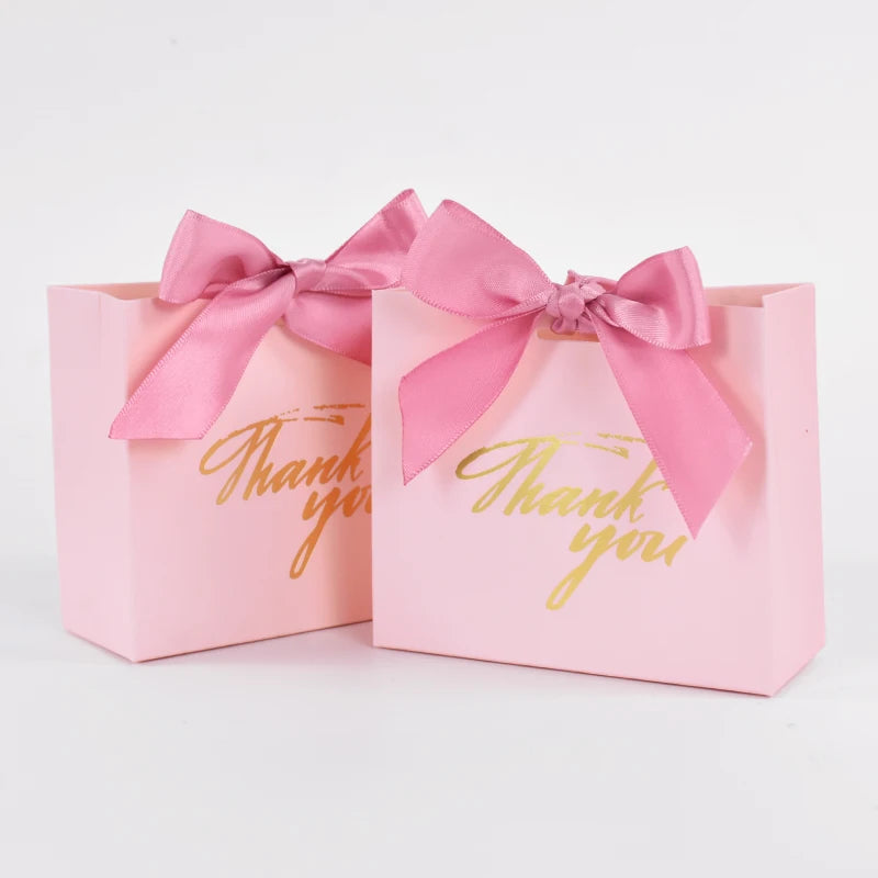 24Pcs Pink Thank You Candy Boxes – Wedding & Party Favors Party Favor Boxes Babs A 11.5x10x4.5cm
