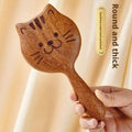 Cat Sandalwood Detangling Massage Comb – Thick Tooth Hair Care Hair Massage Comb Babs A No plug