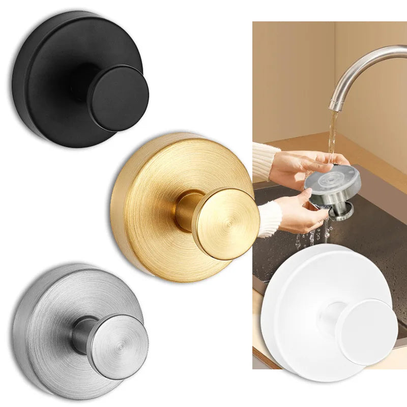 Stainless Steel Suction Cup Hook – No-Drill Waterproof Wall Hook Suction Cup Hook Babs
