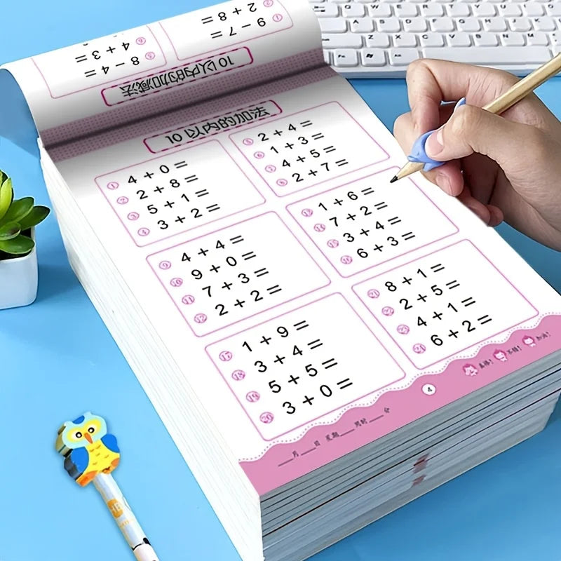 Children's Math Workbook – Addition & Subtraction Practice Children's Workbook Babs