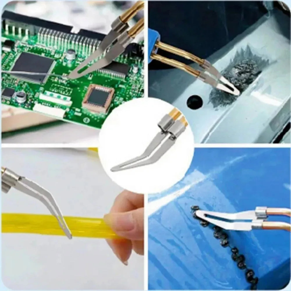 Smooth Tip Plastic Welder Repair Head – Car Bumper Fix Tool Plastic Welder Tip Babs