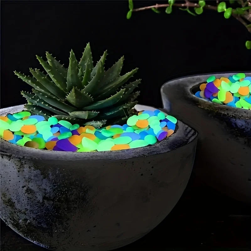 Glowing Garden Pebbles – Glow-in-the-Dark Rocks for Landscape Glowing Garden Pebbles Babs