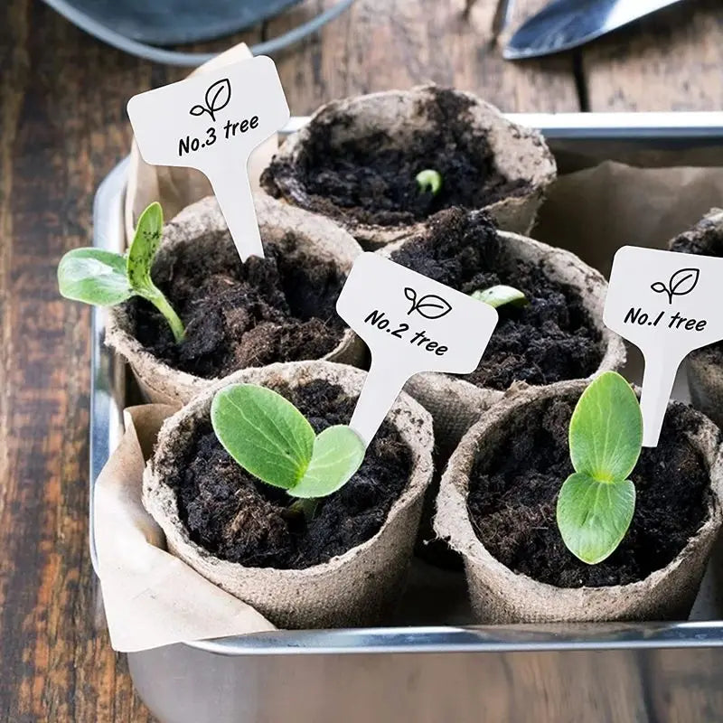 Waterproof Plastic Plant Labels – Garden Marker Tags Garden Plant Labels Babs