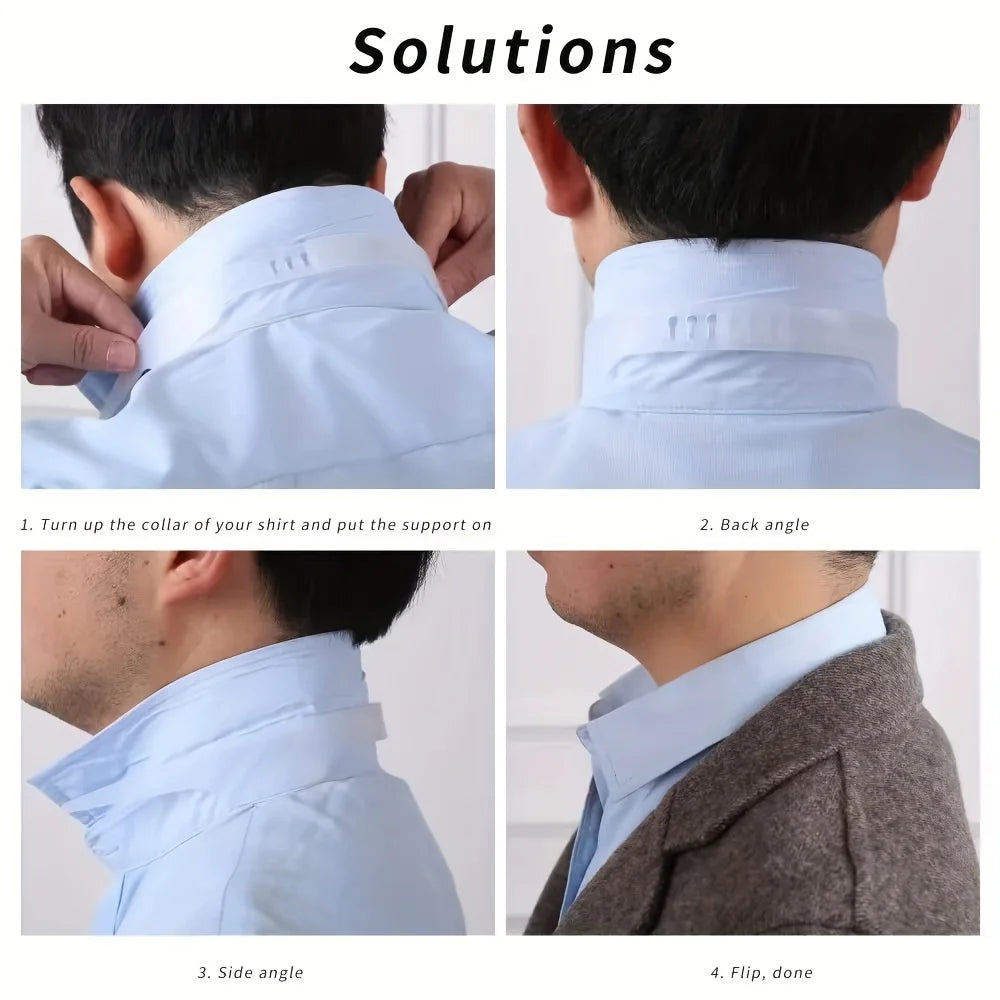 Adjustable Collar Support Brace – Invisible Neckline Enhancer Collar Support Brace Babs