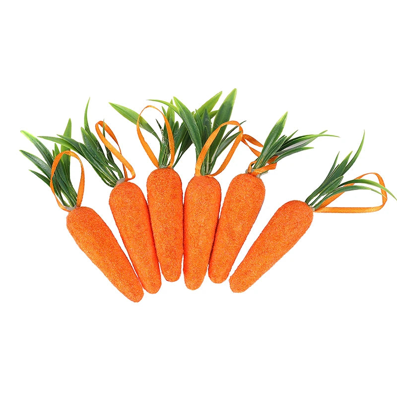 Easter Foam Carrot Ornaments – Hanging Tree Pendants & Party Decor Easter Hanging Ornaments Babs
