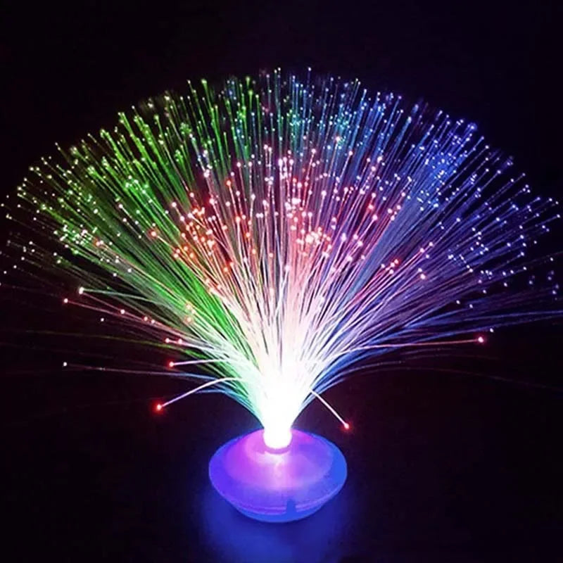 LED Fiber Optic Glow Lamp – Flashing Star Strings Party Decor Fiber Optic Glow Lamp Babs