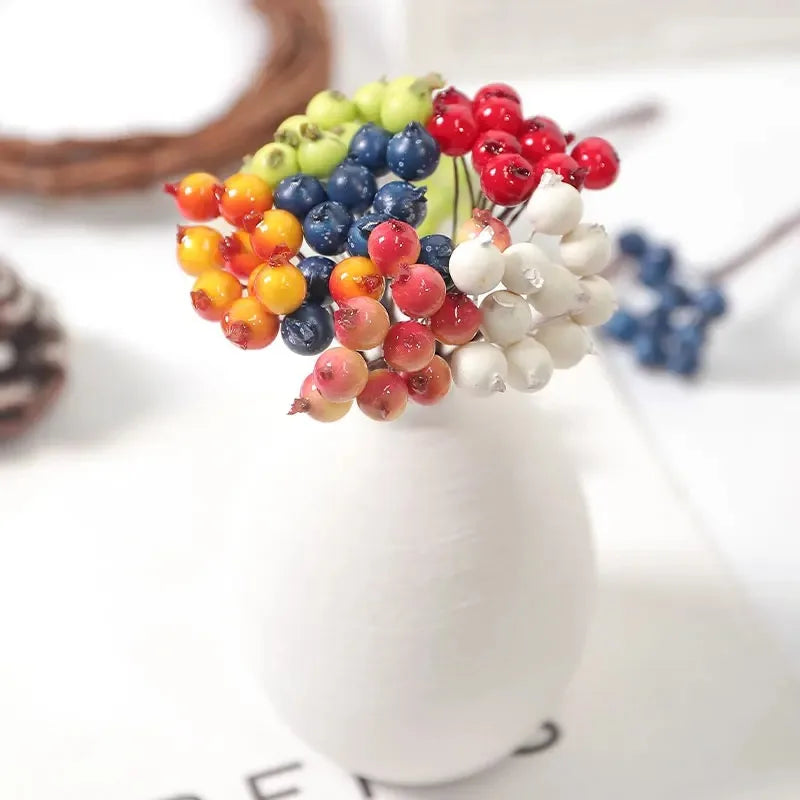 Artificial Foam Blueberry Berry Bouquet – DIY Wreath & Decor Artificial Berry Bouquet Babs