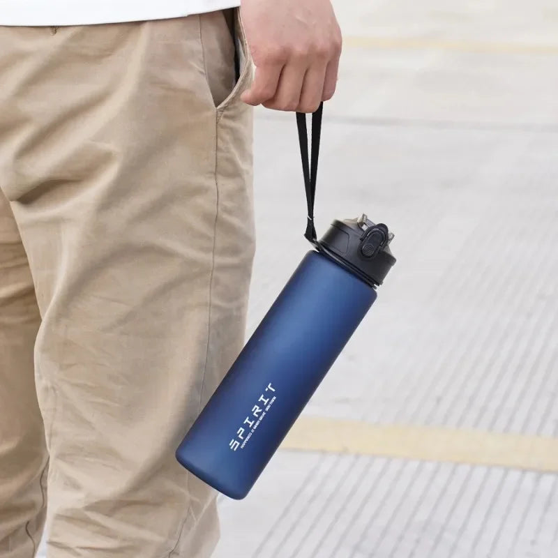 750ml Leak-Proof Sports Water Bottle with Straw & Cord Sports Water Bottle Babs