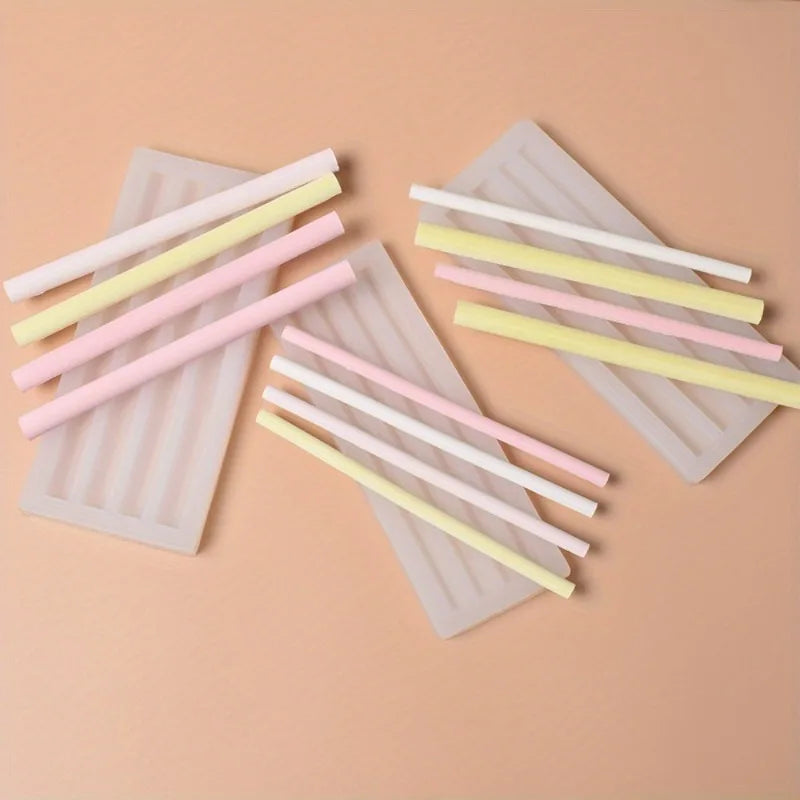 Sealing Wax Stick Silicone Mold – Half Round DIY Strip Mold Silicone Craft Mold Babs