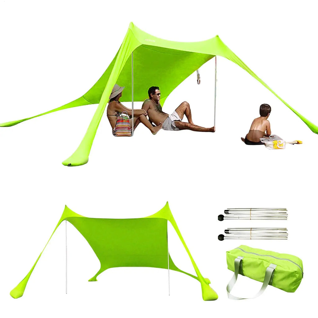 Pop-Up Beach Canopy Tent | 98% UV Protection, 1–3 Person Beach Canopy Tent Babs