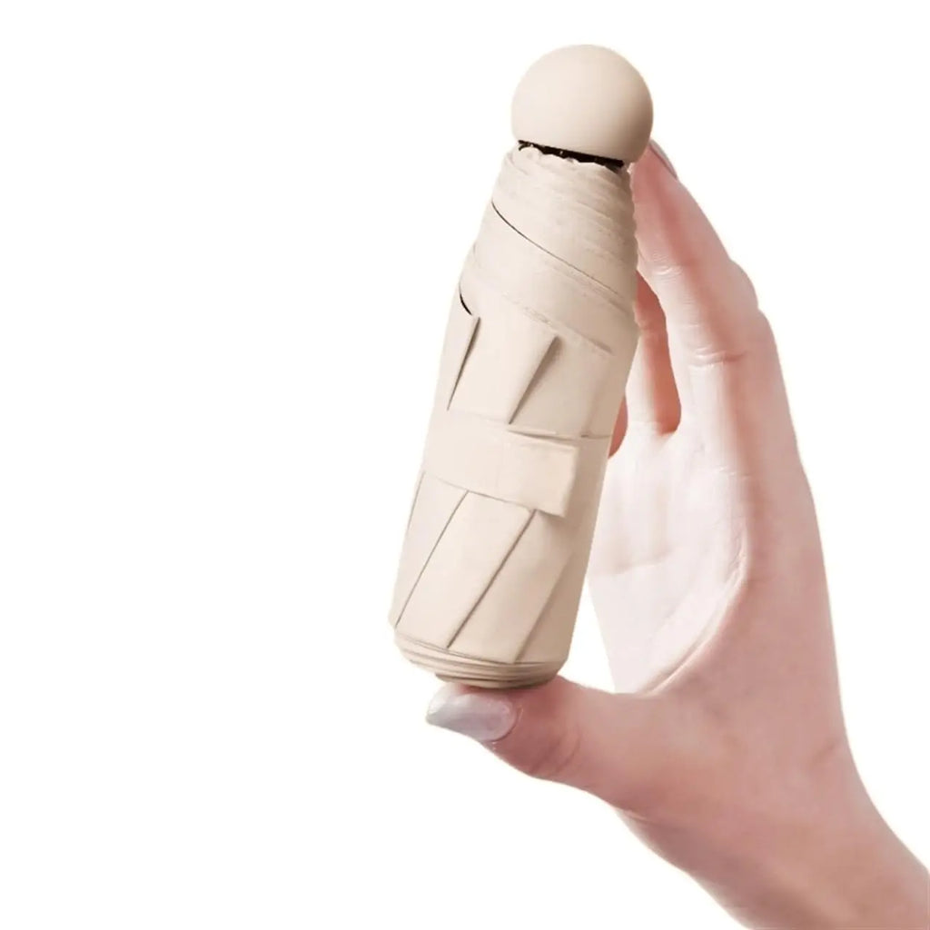 Mini Capsule Umbrella – Windproof, UV & Rain Protection Travel Portable Travel Umbrella Babs