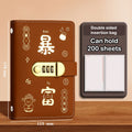 200 Envelope Money Saving Challenge Binder with Password Lock Savings Challenge Binder Babs A7
