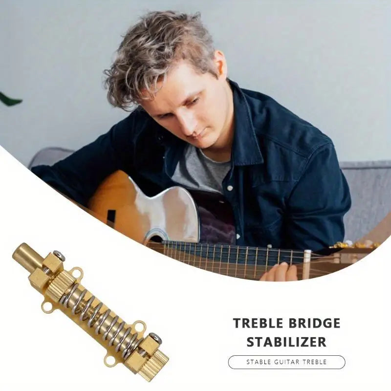 Brass Guitar Tremolo Stopper Floating Bridge Stabilizer Kit Guitar Bridge Stabilizer Babs