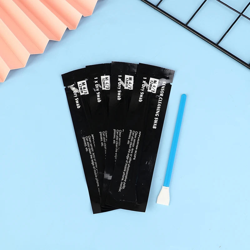 5-Pack Camera Sensor Cleaning Swabs Kit 12mm & 24mm APS-C Camera Cleaning Swabs Babs
