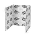 Aluminum Foil Cactus Print Stove Oil Splatter Guard Baffle Stove Splatter Guard Babs white